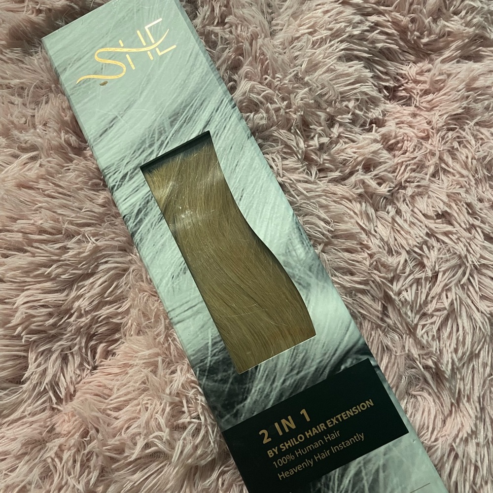 golden blonde 100% remy human hair extension with clips